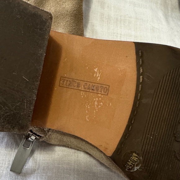 Vince Camuto Kochelda Suede Over The Knee Boot Taupe - Picture 3 of 5